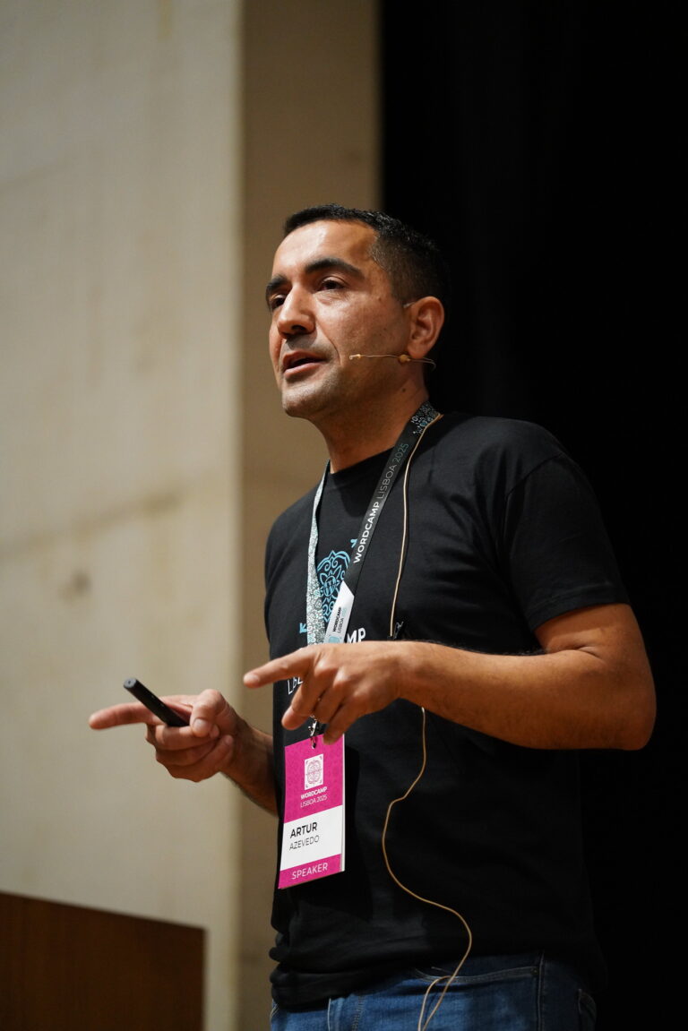 Artur Azevedo no WordCamp Lisboa 2025
