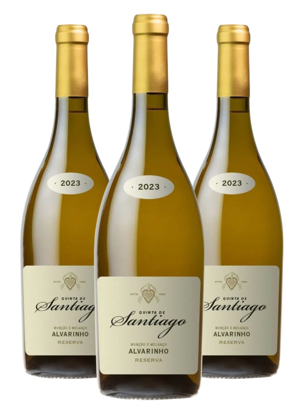 Pack 3 garrafas - Quinta de Santiago Reserva Alvarinho 2021 Pack 3 garrafas - Quinta de Santiago Reserva Alvarinho 2021
